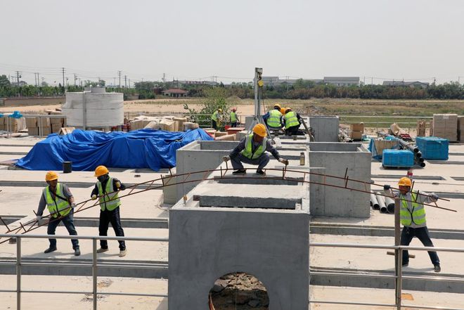 現場直擊！贛榆區三大市政重點項目建設“五一”期間火力全開
